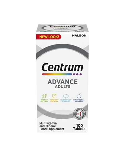 Centrum Advance Adults Multivitamin & Mineral (100 Tablets)