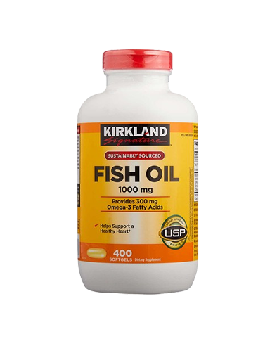 Kirkland Signature Fish Oil 1000mg (400 Softgels)
