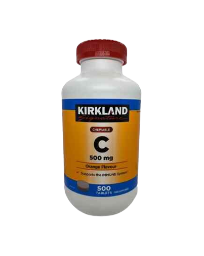 Kirkland Signature Chewable Vitamin C 500mg (500 Tablets)