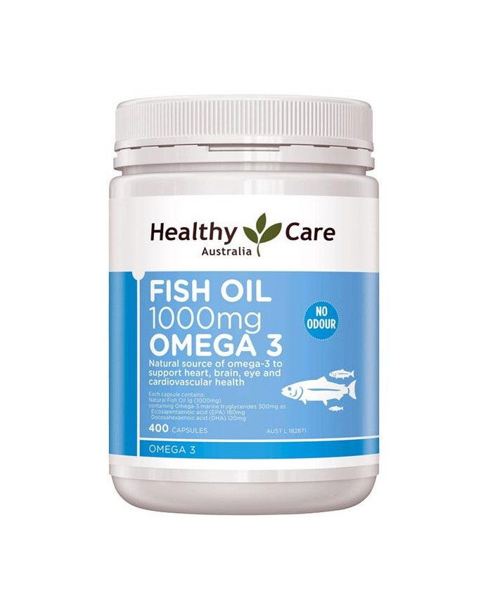 Healthy Care Fish Oil 1000mg 400 Capsules