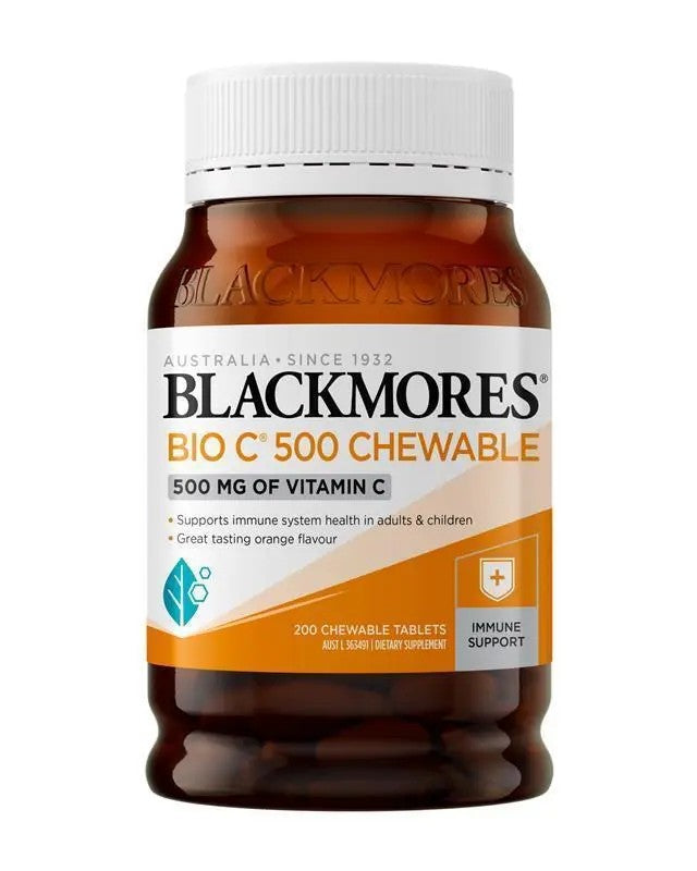 Blackmores Bio C 500mg 125 Chewable Tablets